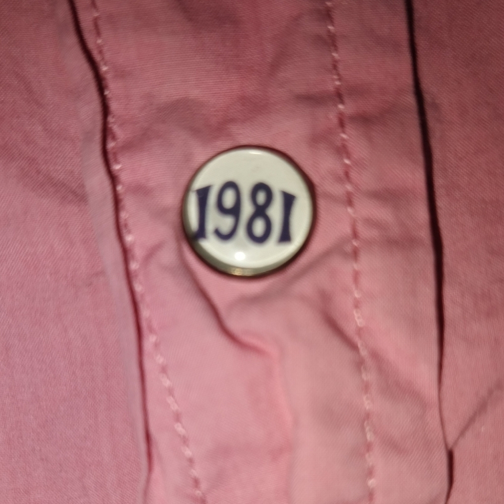 Guess Pink Button Down Casual Shirt Tailored Fit - Picture 6 of 9